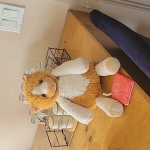 Scentsy Orange and White Cat Plush
